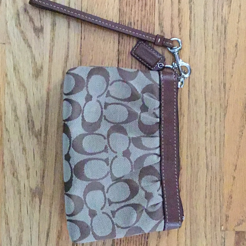 Coach wristlet purse